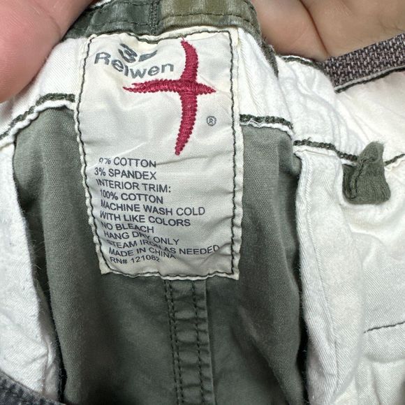 Relwen Shorts Mens size 36 Camo Pockets 8.5" Inseam Stretch Casual Worn In Look - Picture 2 of 11